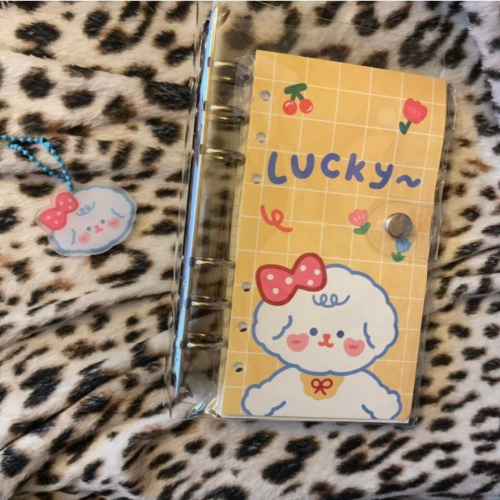 Kawaii Spiral 3 Ring Notebook